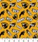 Licensed NCAA Virginia Commonwealth University Tone on Tone VCU-1178 Cotton Fabric by the Yard